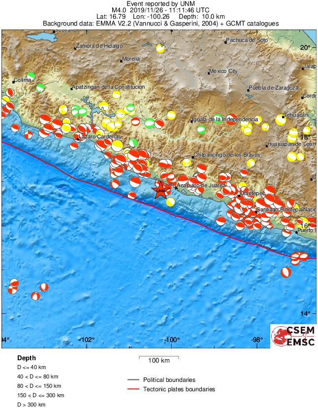 Regional moment Tensor
