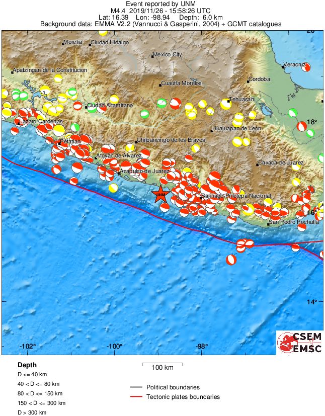 Regional moment Tensor