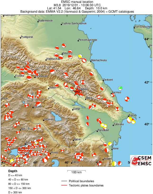 Regional moment Tensor