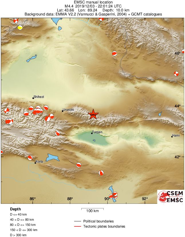 Regional moment Tensor