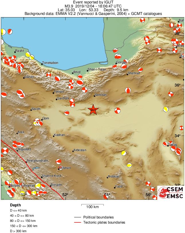 Regional moment Tensor