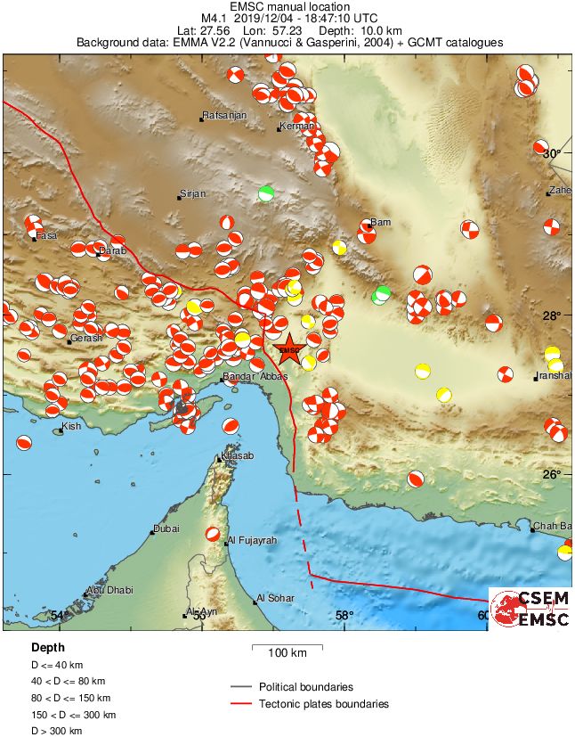 Regional moment Tensor