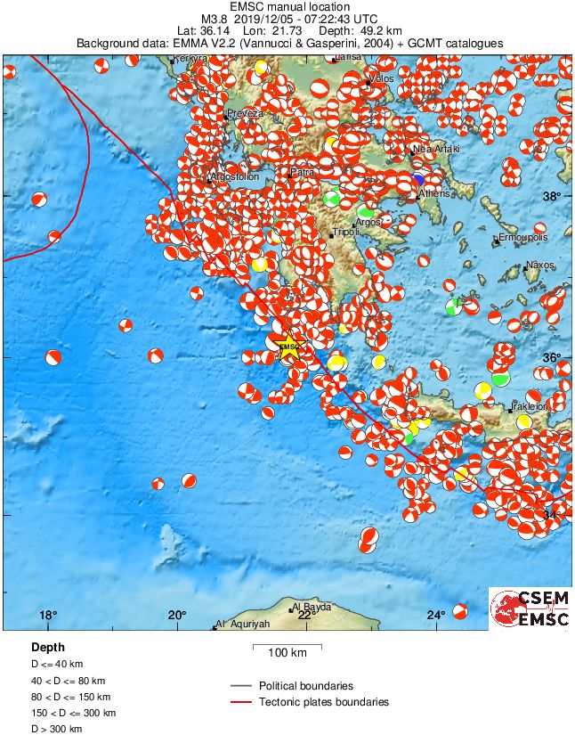 Regional moment Tensor