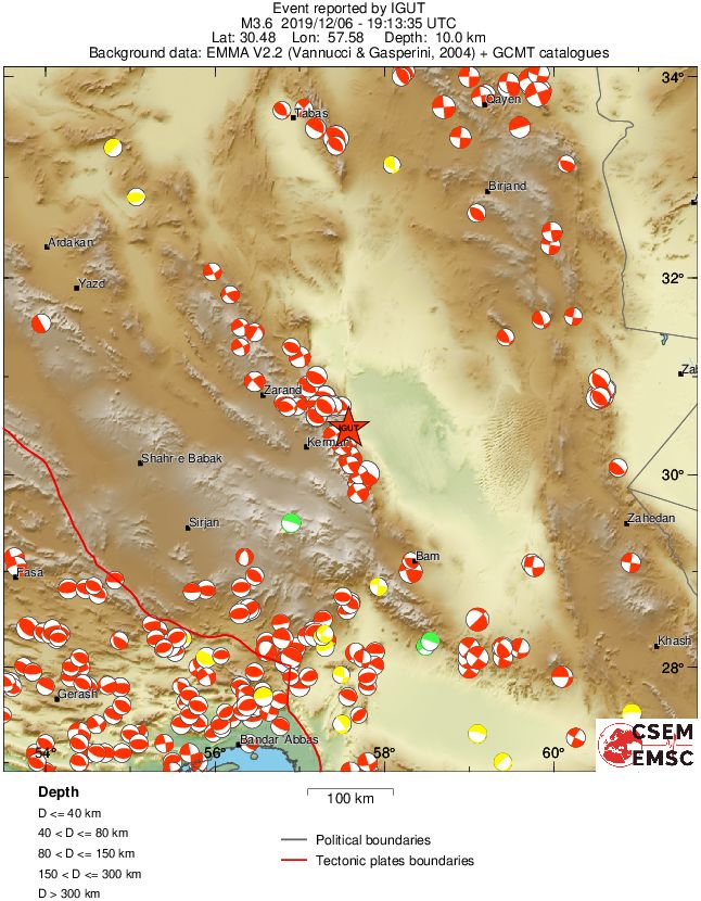 Regional moment Tensor