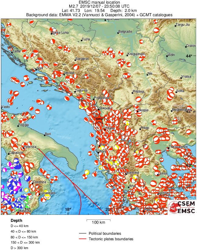 Regional moment Tensor