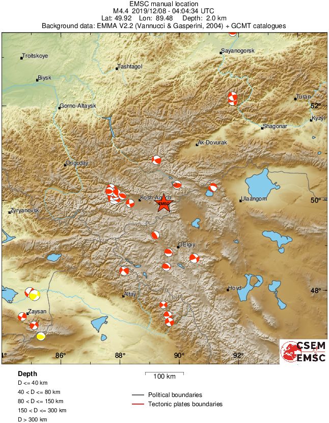Regional moment Tensor