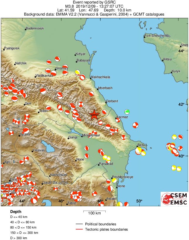 Regional moment Tensor