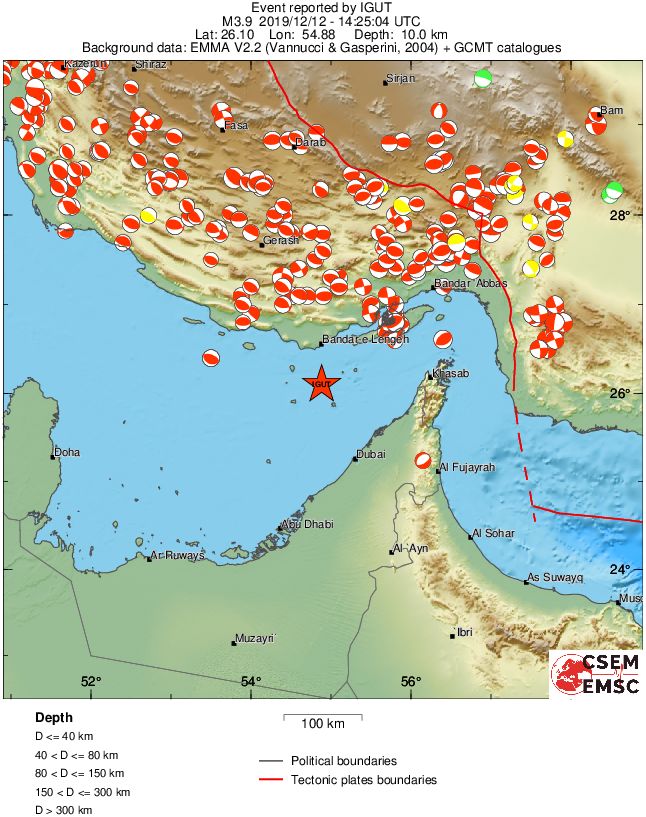 Regional moment Tensor