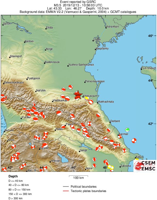Regional moment Tensor