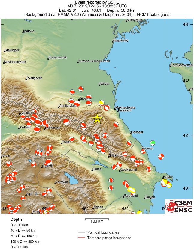 Regional moment Tensor