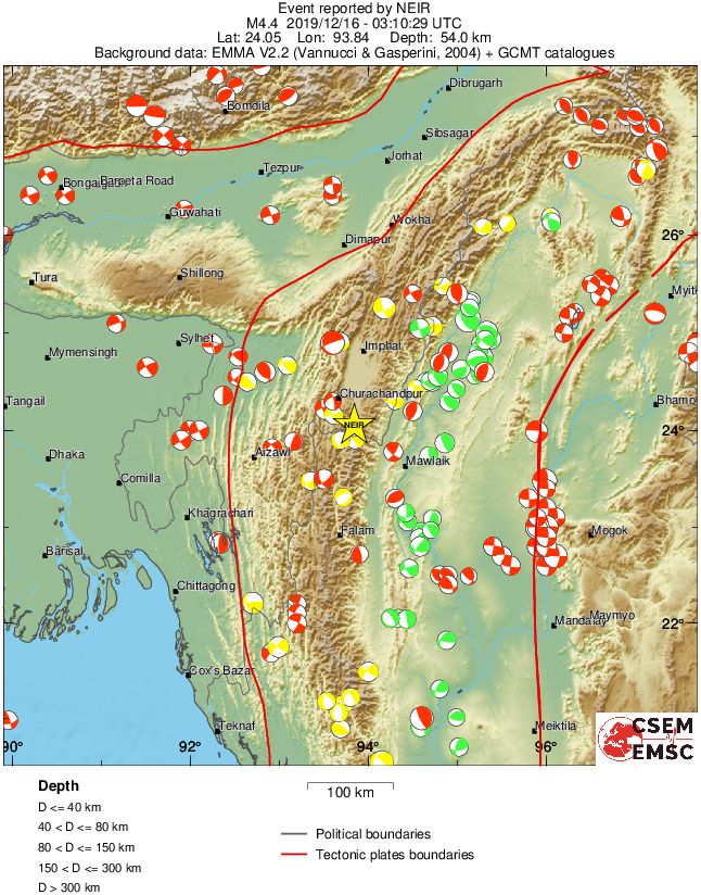 Regional moment Tensor