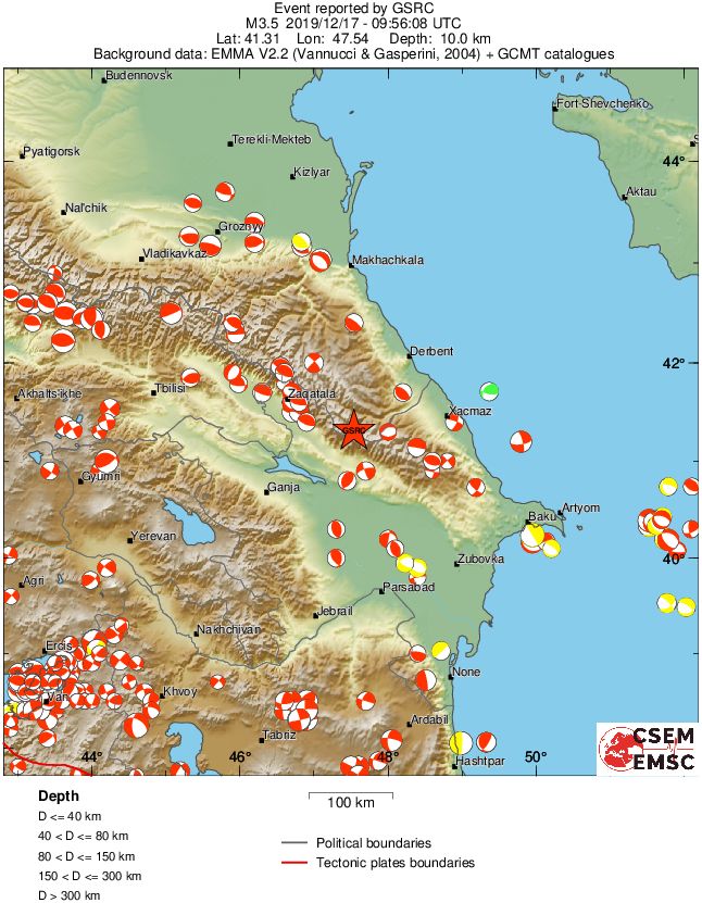 Regional moment Tensor
