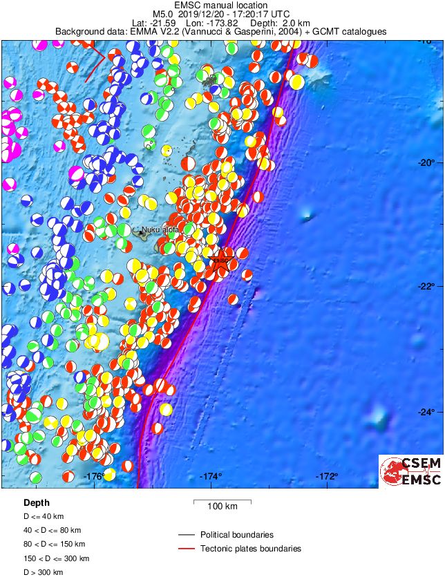 Regional moment Tensor