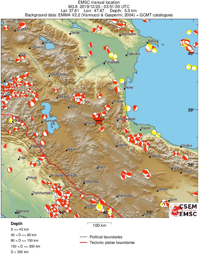 Regional moment Tensor