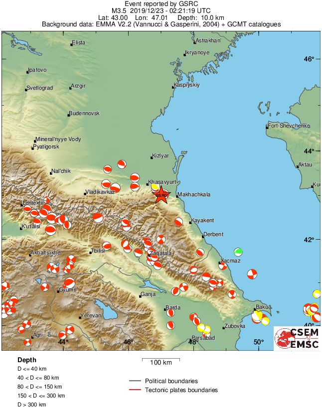 Regional moment Tensor