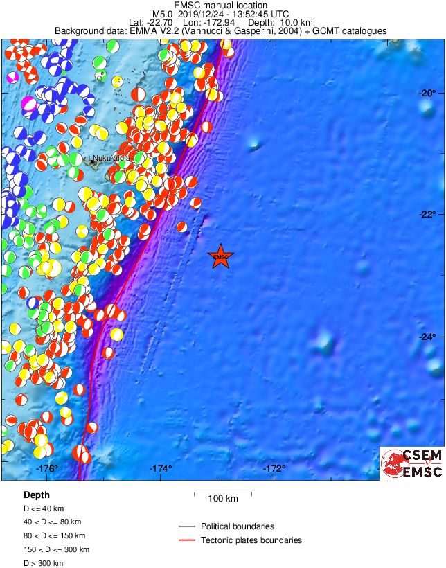 Regional moment Tensor