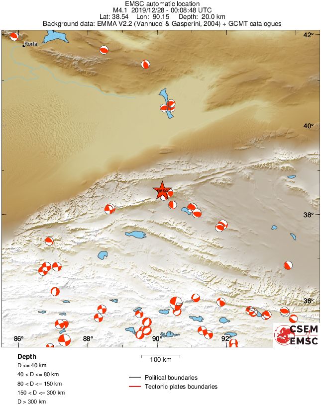 Regional moment Tensor