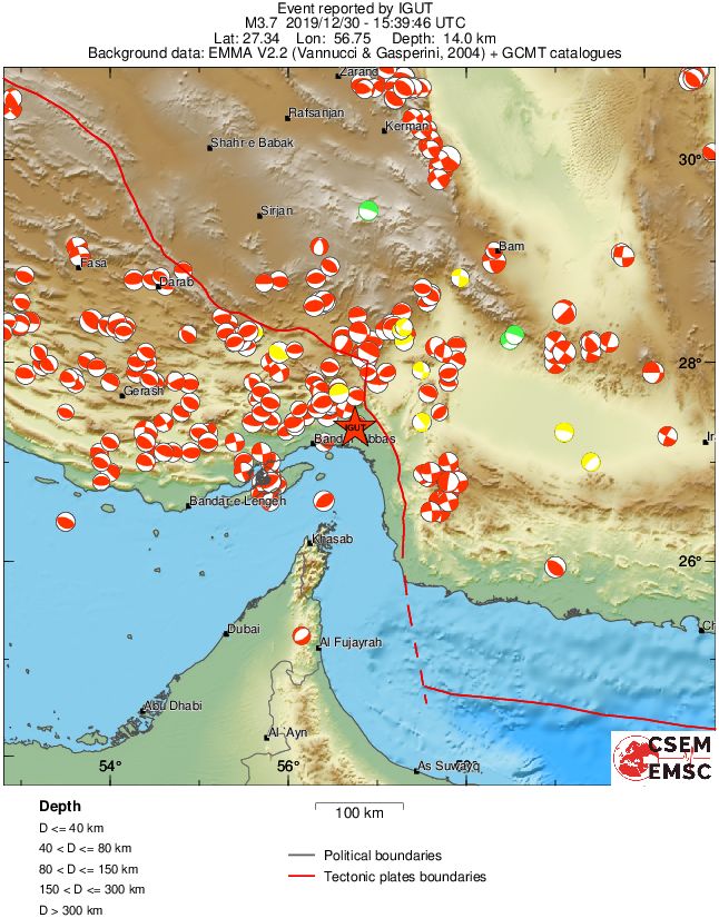 Regional moment Tensor