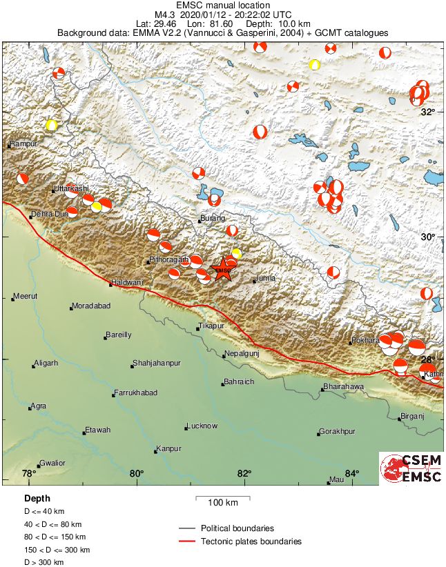 Regional moment Tensor