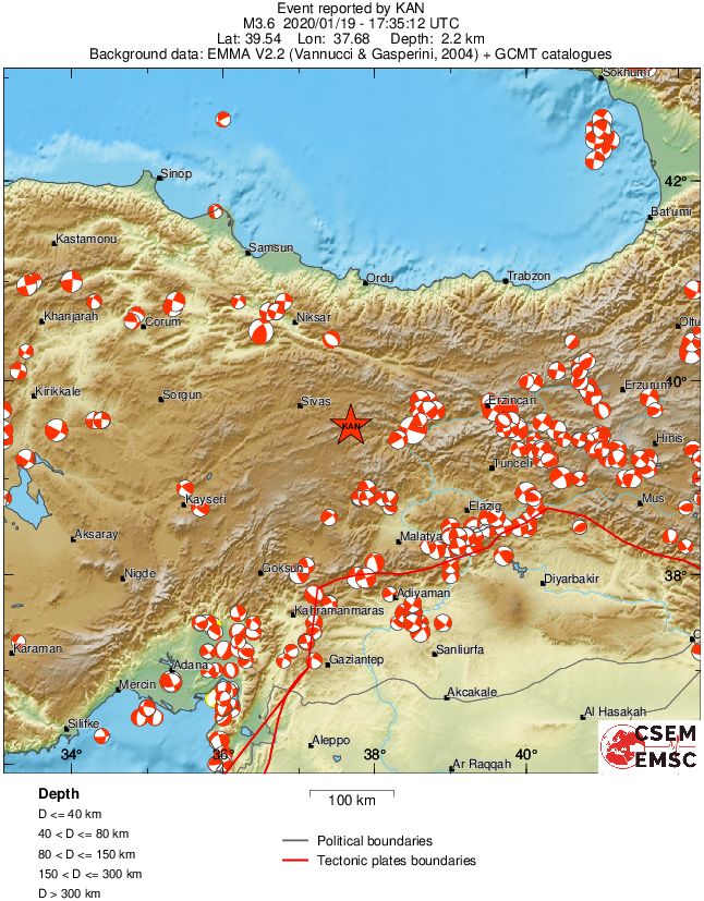 Regional moment Tensor