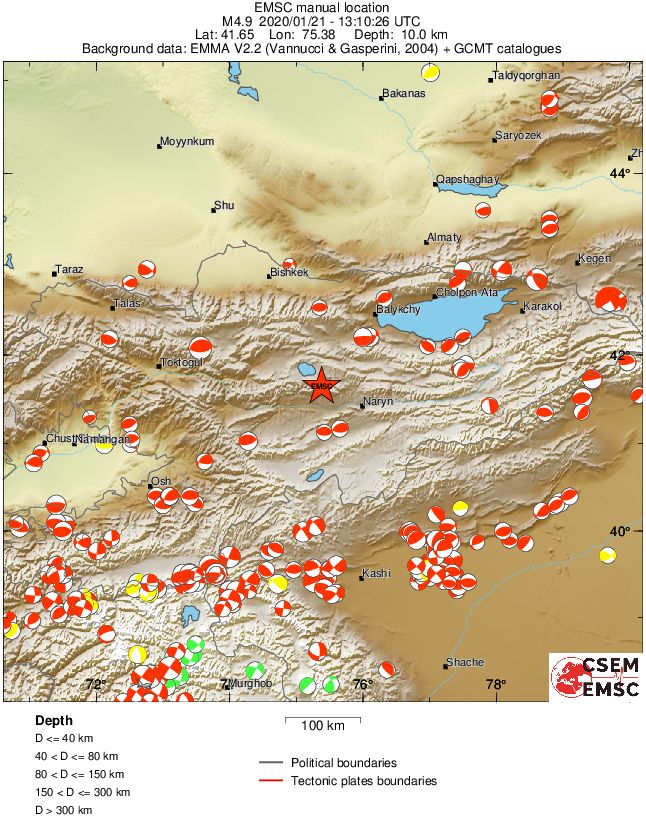 Regional moment Tensor