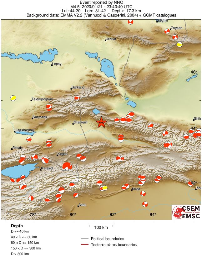 Regional moment Tensor