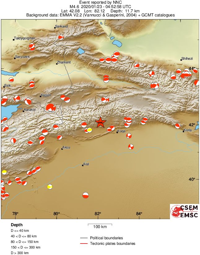 Regional moment Tensor