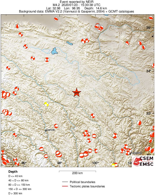 Regional moment Tensor