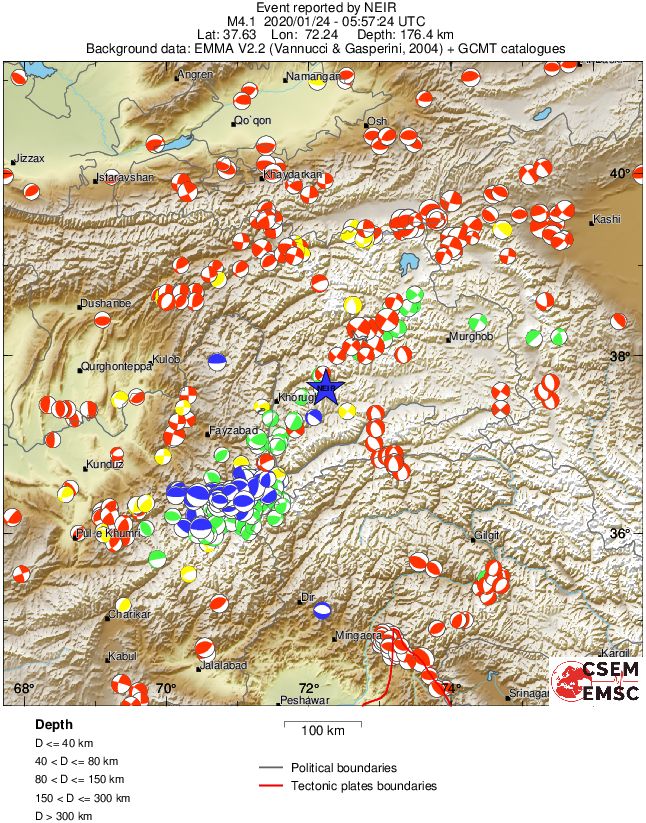 Regional moment Tensor