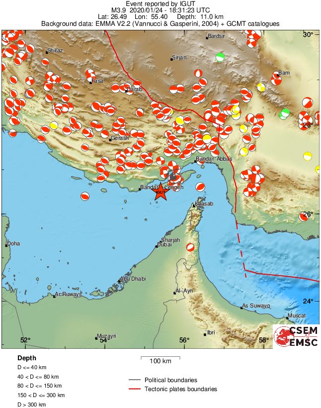 Regional moment Tensor