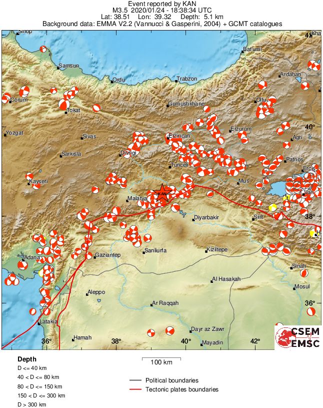 Regional moment Tensor