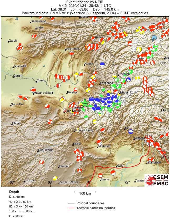 Regional moment Tensor