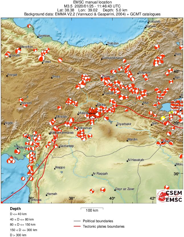 Regional moment Tensor