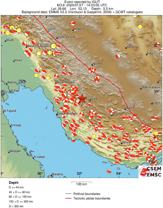 Regional moment Tensor