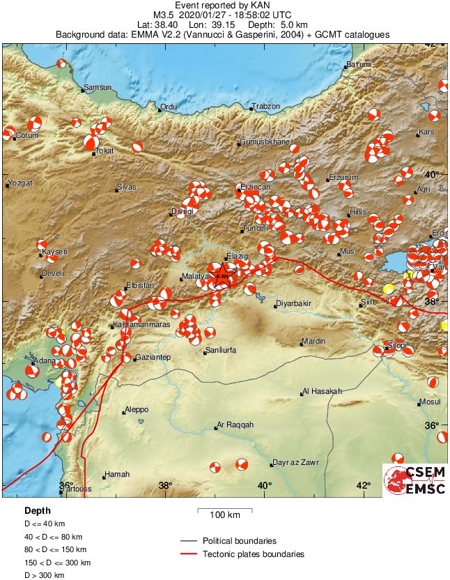 Regional moment Tensor