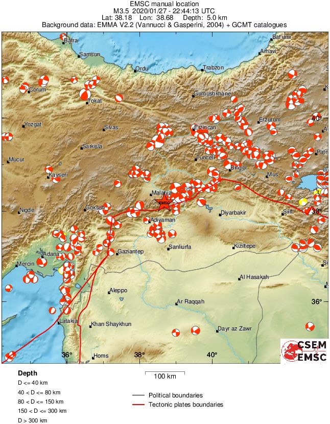 Regional moment Tensor