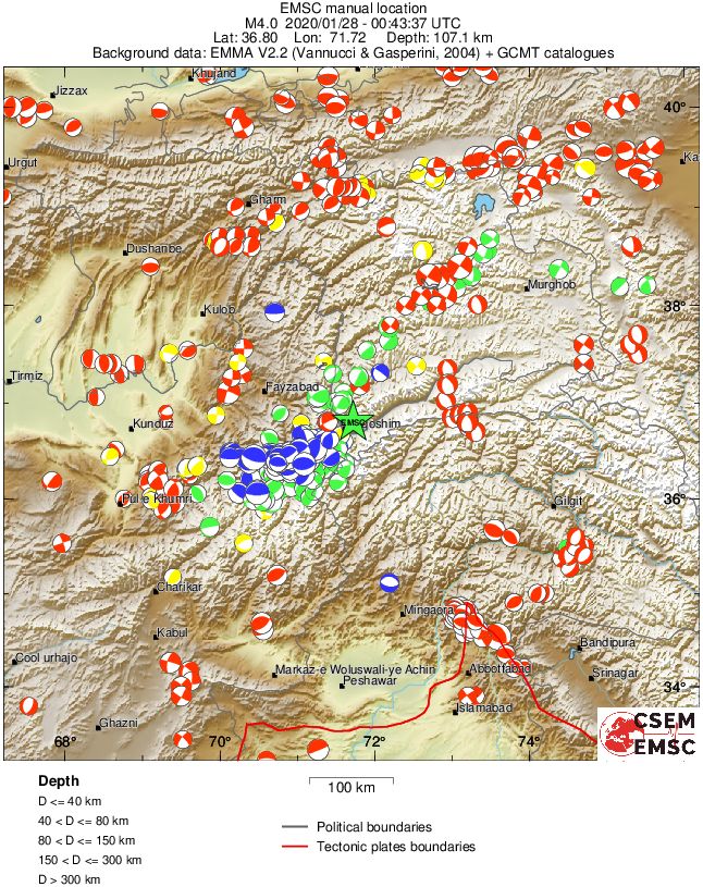 Regional moment Tensor