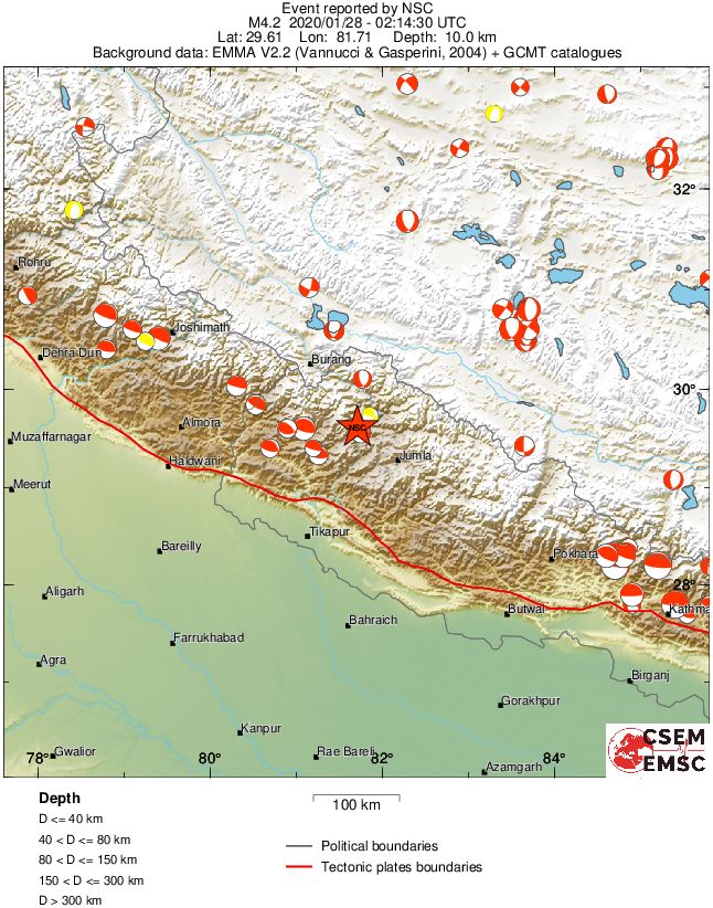 Regional moment Tensor