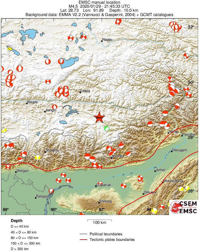 Regional moment Tensor