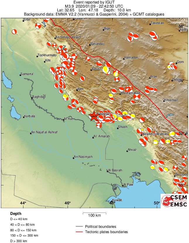 Regional moment Tensor