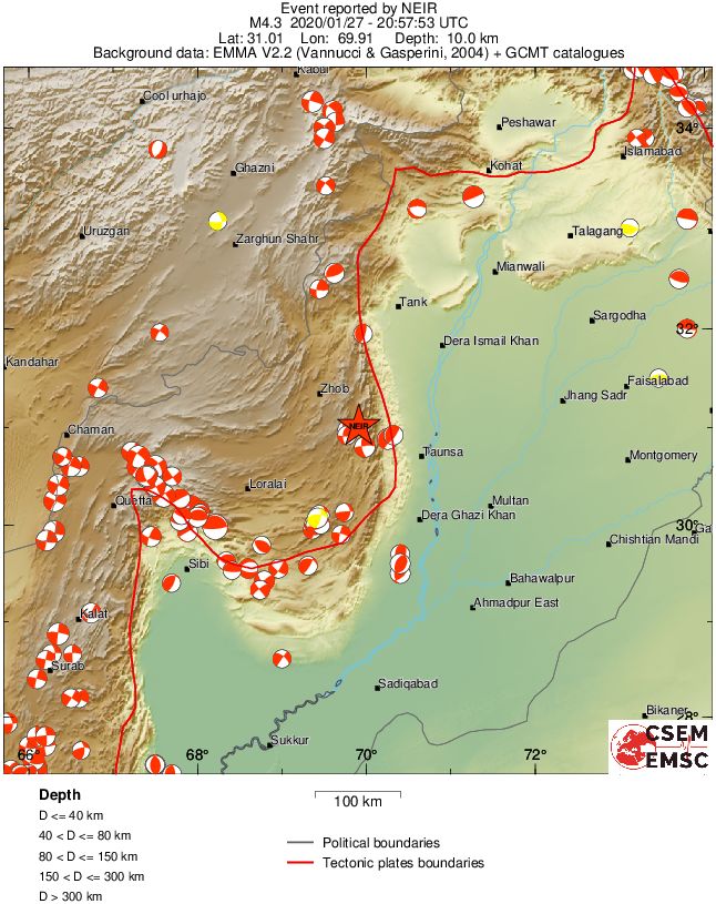 Regional moment Tensor