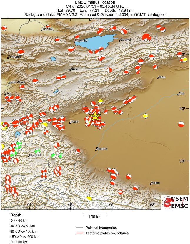 Regional moment Tensor