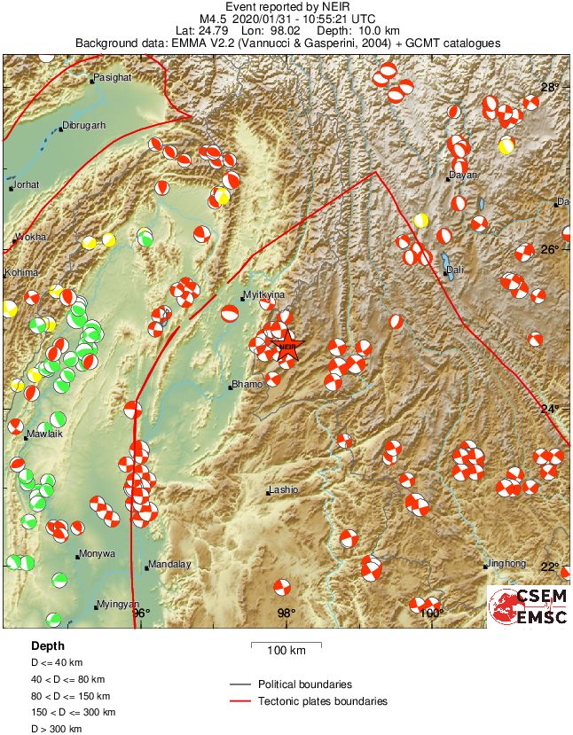 Regional moment Tensor