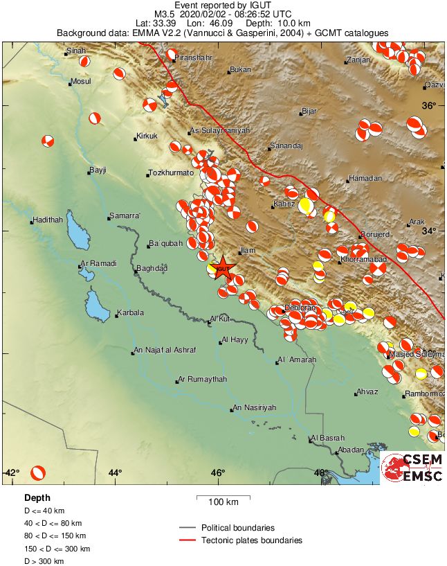 Regional moment Tensor