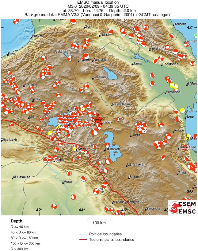 Regional moment Tensor