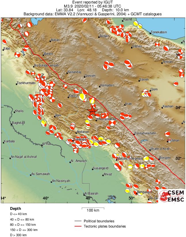 Regional moment Tensor
