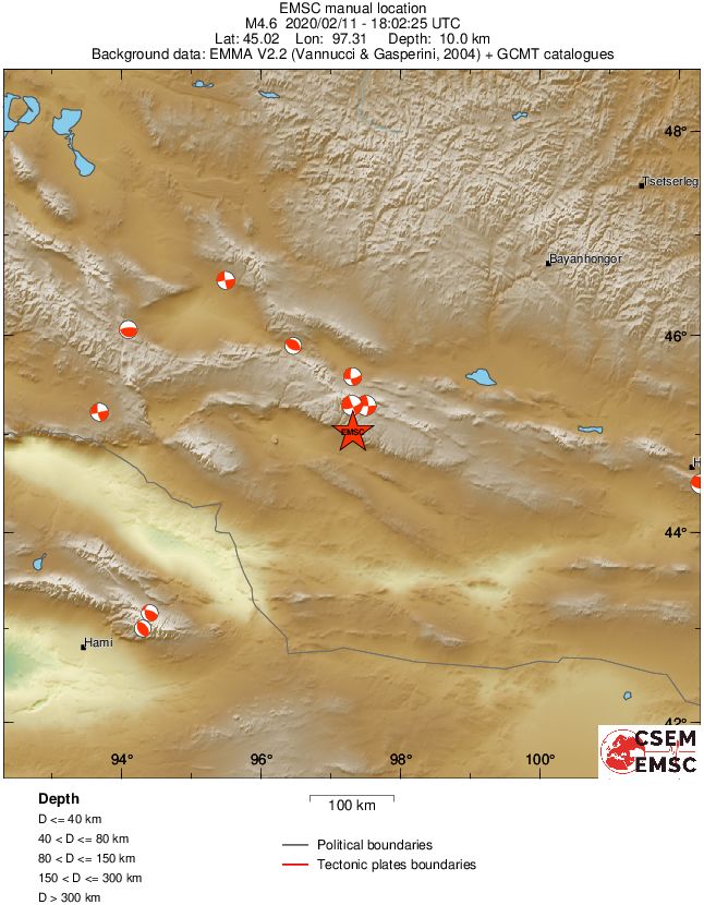 Regional moment Tensor