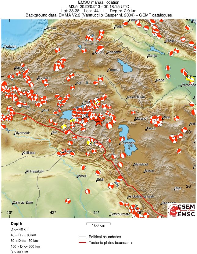 Regional moment Tensor