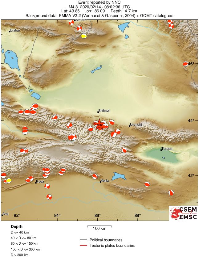 Regional moment Tensor