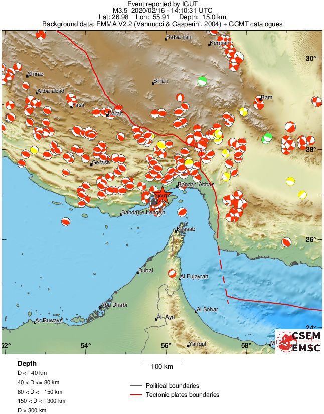 Regional moment Tensor